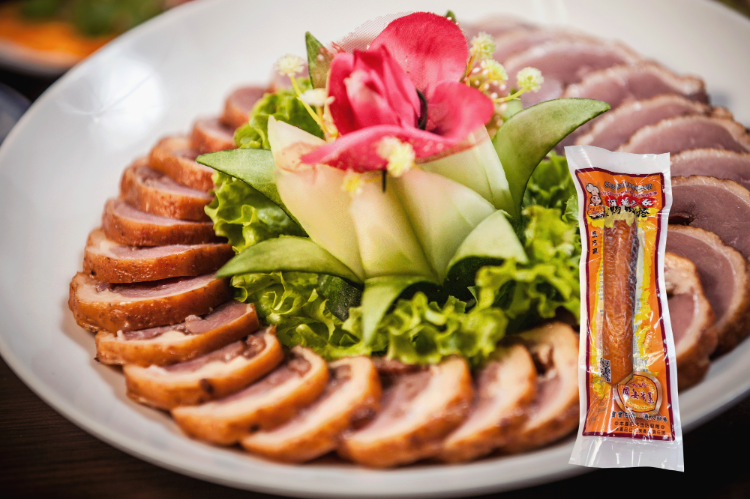 蔗燻金棗鴨肉捲(大)